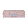 Addison Ross Ltd Uk Pink Chinoiserie Box With Silver
