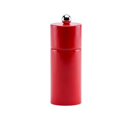 Addison Ross Ltd Uk Red Mini Column Salt Or Pepper Mill