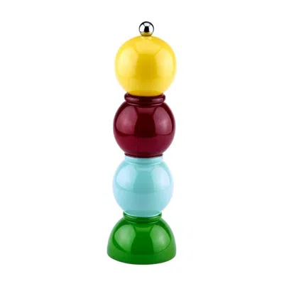 Addison Ross Ltd Uk Yellow Multi Bob Salt Or Pepper Mill