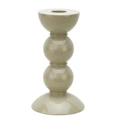 Addison Ross Medium Bobbin Candlestick Holder In Multi