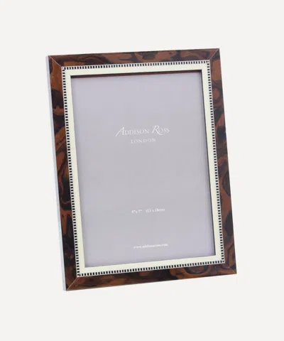 Addison Ross Miki Mahogany Marquetry 8x10 Photo Frame