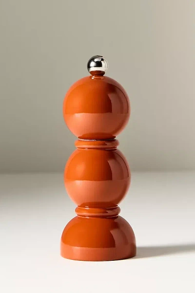 Addison Ross Mini Bobbin Salt And Pepper Grinder In Orange