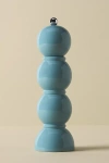 Addison Ross Bobbin Lacquered Salt Or Pepper Mill Grinder In Aqua