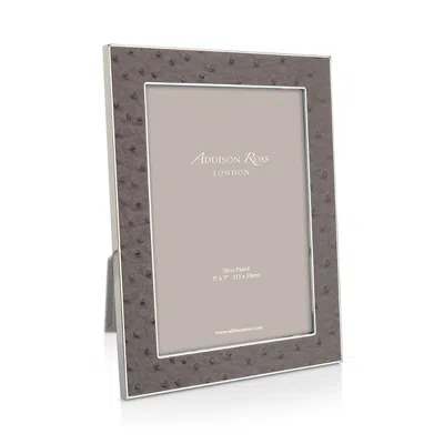 Addison Ross Ostrich Frame, 5 X 7 In Dark Gray
