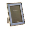 Addison Ross Pale Denim & Gold Bamboo Photo Frame