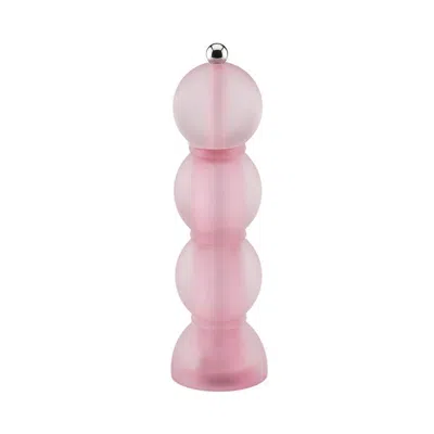 Addison Ross Pink Frosty Bobbin Salt Or Pepper Mill
