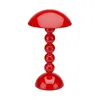 Addison Ross Red Lacquer Rechargeable Bobbin Led Lamp In Red