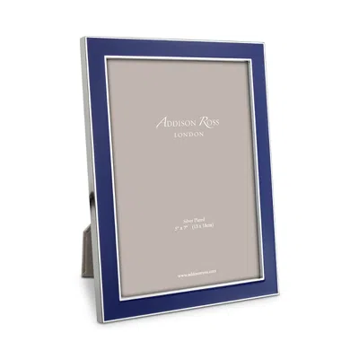 Addison Ross Royal Blue Enamel Picture Frame, 5 X 7