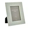 Addison Ross Sage Gingham Lacquer Photo Frame