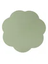 Addison Ross Scalloped 4-piece Lacquer Placemat Set In Sage