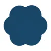 Addison Ross Scalloped Lacquer 16 Placemats, Set Of 4 In Denim