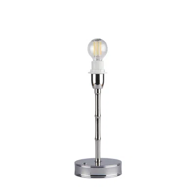 Addison Ross Silver Bamboo Rechargeable Lamp Base - 25cm