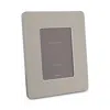 Addison Ross Silver Edged White Studio Enamel Photo Frame, 5 X 7 In Gray