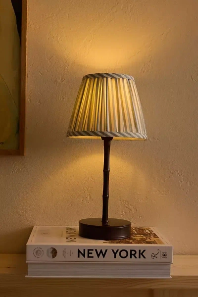 Addison Ross Stripe Empire Lamp Shade In Brown