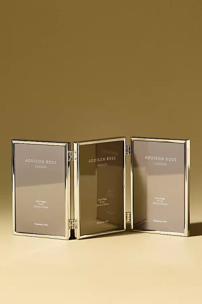 Addison Ross Triple Frame In Silver