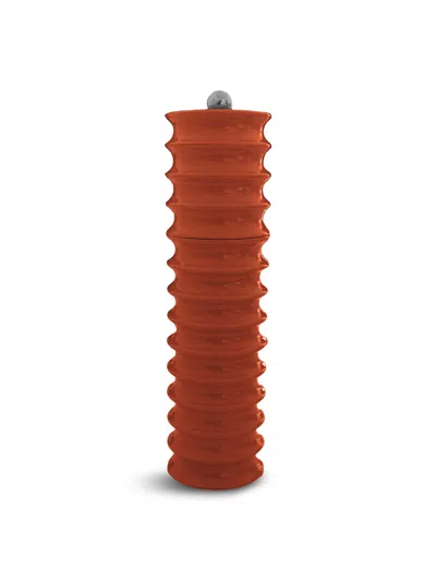 Addison Ross Twister Salt And Pepper Mill In Orange