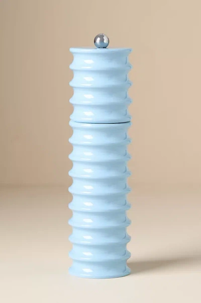 Addison Ross Twister Salt Or Pepper Mill In Blue