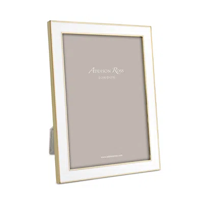 Addison Ross White Enamel Picture Frame, 4 X 6