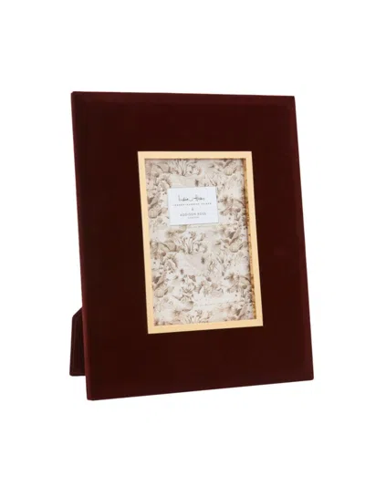 Addison Ross X India Hicks The Red Woman Fabric Frame In Burgundy