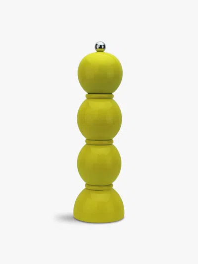 Addison Ross Bobbin Lacquered Salt Or Pepper Mill Grinder In Yellow