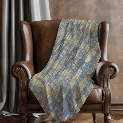 Addison Rugs Addison Machine Washable Sherpa Asb580 Moroccan Throw Blanket In Multi