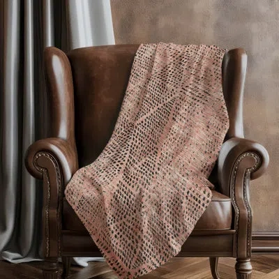 Addison Rugs Addison Machine Washable Sherpa Asb591 Diamond Throw Blanket In Brown