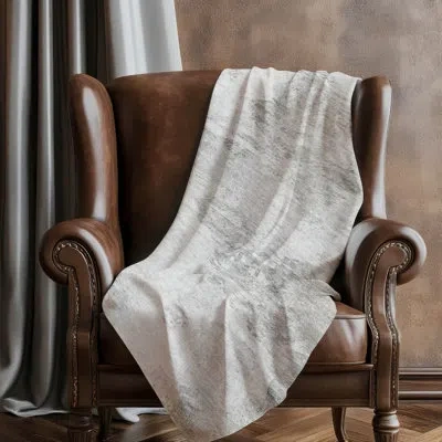 Addison Rugs Addison Machine Washable Sherpa Asb592 Abstract Throw Blanket In Neutral