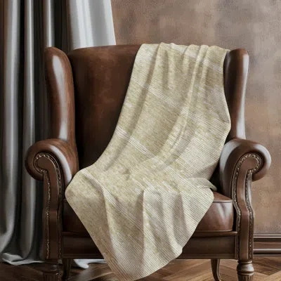 Addison Rugs Addison Machine Washable Sherpa Asb647 Modern Throw Blanket In Neutral
