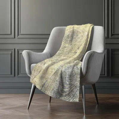 Addison Rugs Addison Machine Washable Sherpa Asb713 Woodgrain Throw Blanket In Beige