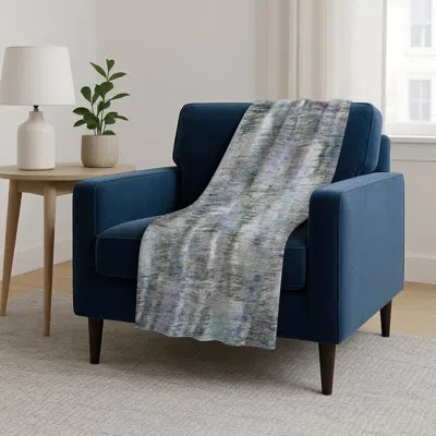 Addison Rugs Addison Machine Washable Sherpa Asb813 Modern Throw Blanket In Gray