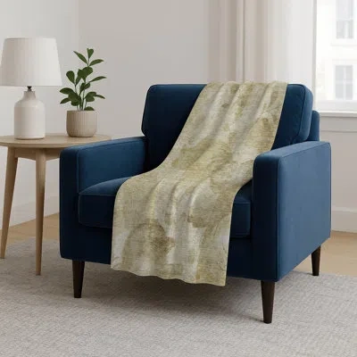 Addison Rugs Addison Machine Washable Sherpa Asb832 Floral Throw Blanket In Beige Floral