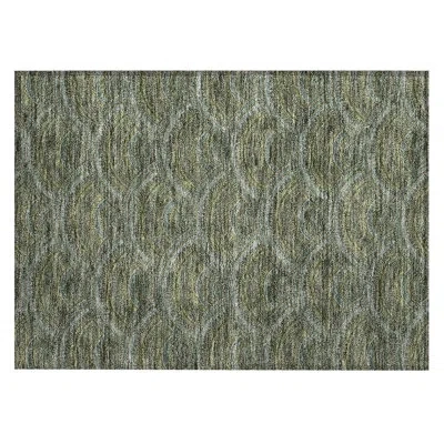 Addison Rugs Chantille Area Rug With Non-slip Backing In Green