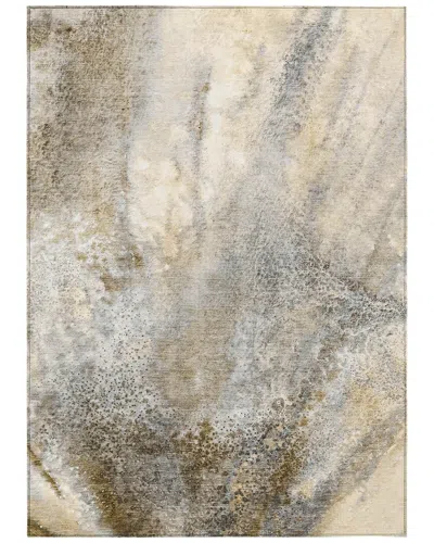 Addison Rugs Chantille Polyester Indoor/outdoor Washable Rug In Beige