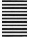 Addison Rugs Chantille Polyester Indoor/outdoor Washable Rug In Black
