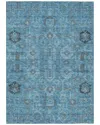 Addison Rugs Chantille Polyester Indoor/outdoor Washable Rug In Blue