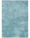 Addison Rugs Chantille Polyester Indoor/outdoor Washable Rug In Blue