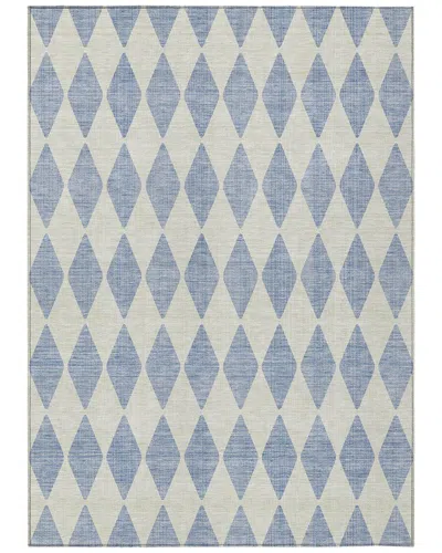 Addison Rugs Chantille Polyester Indoor/outdoor Washable Rug In Blue