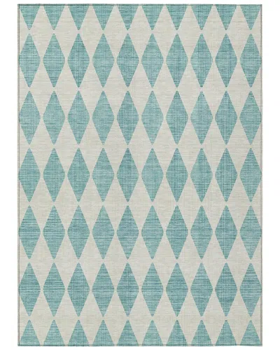 Addison Rugs Chantille Polyester Indoor/outdoor Washable Rug In Blue
