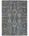 Addison Rugs Chantille Polyester Indoor/outdoor Washable Rug In Blue