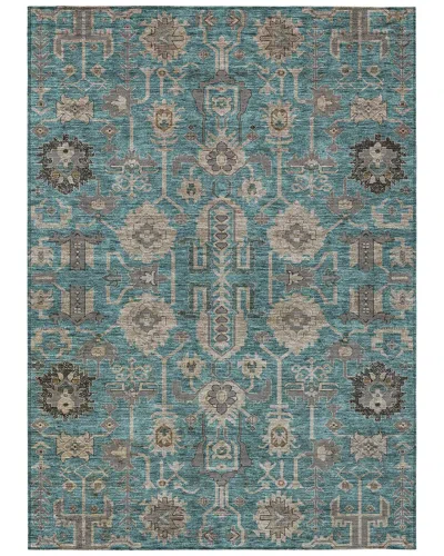 Addison Rugs Chantille Polyester Indoor/outdoor Washable Rug In Blue