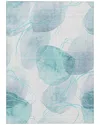 Addison Rugs Chantille Polyester Indoor/outdoor Washable Rug In Blue