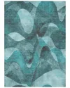 Addison Rugs Chantille Polyester Indoor/outdoor Washable Rug In Blue