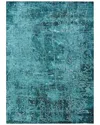 Addison Rugs Chantille Polyester Indoor/outdoor Washable Rug In Blue