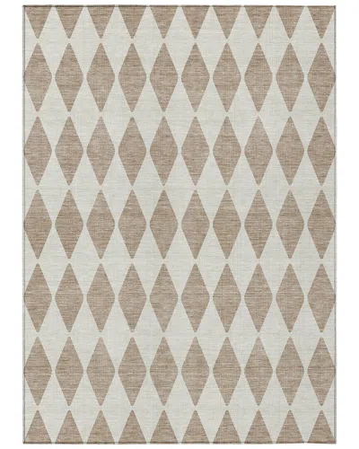 Addison Rugs Chantille Polyester Indoor/outdoor Washable Rug In Brown