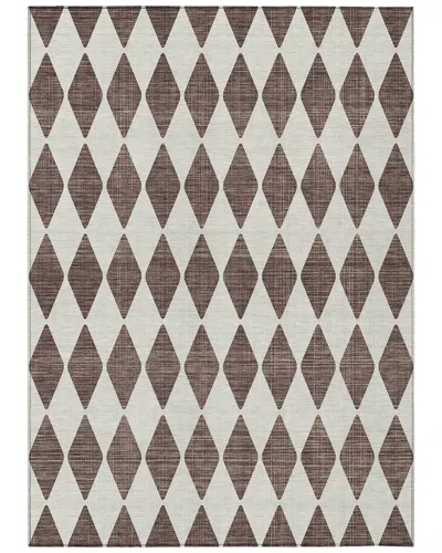 Addison Rugs Chantille Polyester Indoor/outdoor Washable Rug In Brown