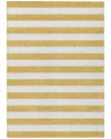 Addison Rugs Chantille Polyester Indoor/outdoor Washable Rug In Gold