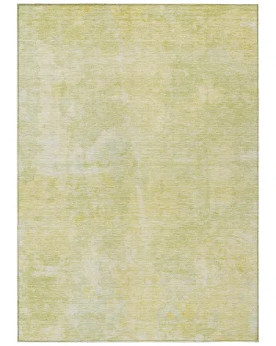 Addison Rugs Chantille Polyester Indoor/outdoor Washable Rug In Gold