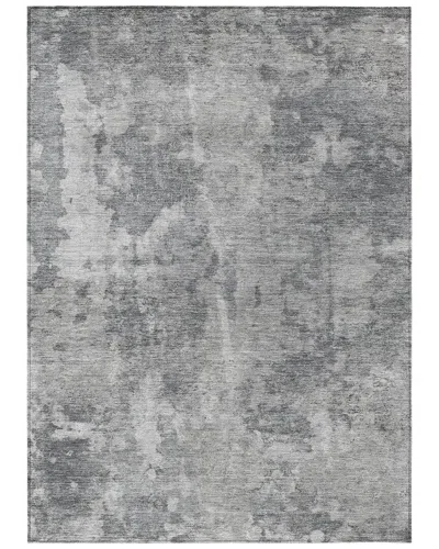 Addison Rugs Chantille Polyester Indoor/outdoor Washable Rug In Gray