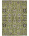 Addison Rugs Chantille Polyester Indoor/outdoor Washable Rug In Green