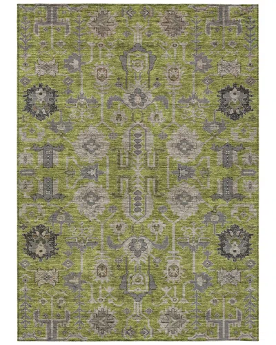 Addison Rugs Chantille Polyester Indoor/outdoor Washable Rug In Green